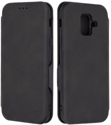 Husa pentru Samsung Galaxy A6 2018 Techsuit Safe Wallet Plus Negru