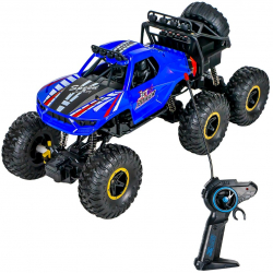 Jeep cu RC si 6 roti Drive Climbing albastru 