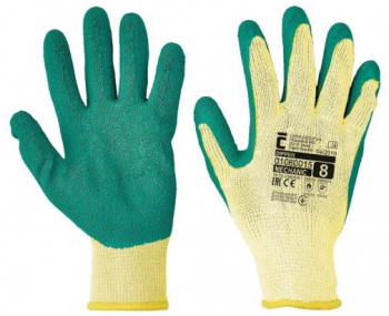 Manusi de lucru Cerva Dipper 10 latex marimea L antigrip 
