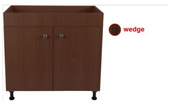 Masca Chiuveta Wenge cu 2 usi 80x50x80 cm Pal 18mm 