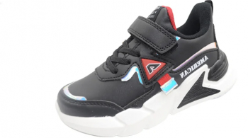 Pantofi sport pentru baieti American Club AA20 22N Negru 