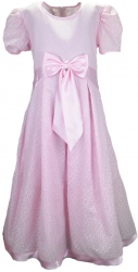 Rochita eleganta pentru fete Mini Junior FRR-128-cm Roz 
