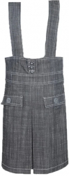 Rochita pentru fete Mini Junior 128-95G1 128 cm Gri 
