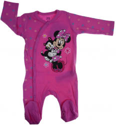 Salopeta cu maneca lunga pentru fete E Plus M Disney Baby 381617-86 Roz 