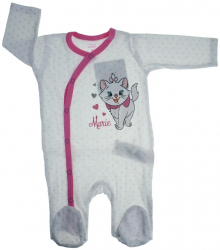 Salopeta cu maneca lunga pentru fete E Plus M Disney Baby 381655-74 Alb 