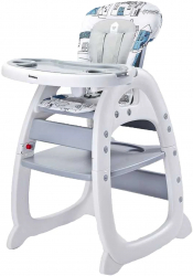 Scaun de masa 2 in 1 Caretero Homee 300751 Alb 