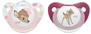 Set 2 suzete ortodontice din silicon Nuk Disney Baby 730523 Roz 