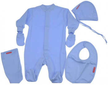 Set 5 piese pentru copii Marcinkowski 406379A-62 Albastru 