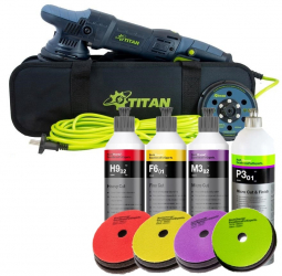Set masina polish Titan TDA15 4 paste de polisat si bureti Koch Chemie 250ml TDA15-KC4Bv2 