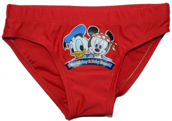 Slip de baie pentru baietei Mickey Donald-Disney EN5325R-98 Rosu 
