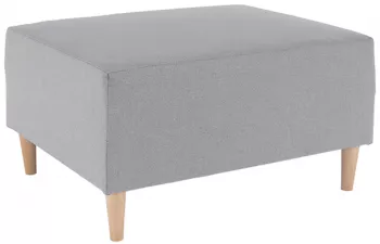 Taburet tapiterie textil gri natur Broken 76x63x41 cm 