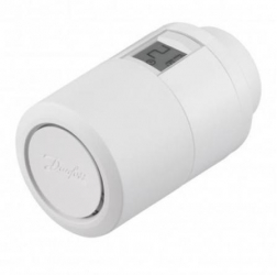 Termostat electronic pentru incalzirea radiatoarelor Danfoss ECO2 RAL 9016 interval de temperatura 6...28° C 014G1001 