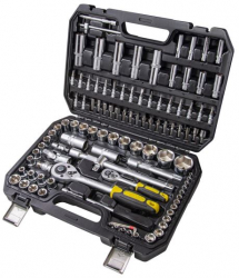 Trusa chei tubulare Topmaster Profesional 339206 Cr-V 108 piese 