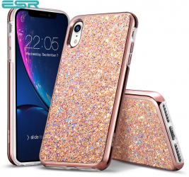 Carcasa ESR Glitter iPhone XR Rose Gold