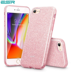 Carcasa ESR Makeup Glitter iPhone 8 / 7 Rose Gold 