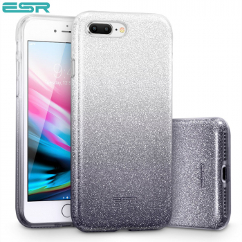 Carcasa ESR Makeup Glitter iPhone 8 Plus / 7 Plus Ombre Black 