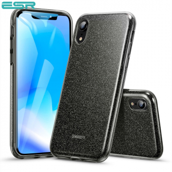 Carcasa ESR Makeup Glitter iPhone XR Black 