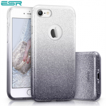 Carcasa ESR Makeup Glitter Sparkle Bling iPhone 8 / 7 Ombra Black 