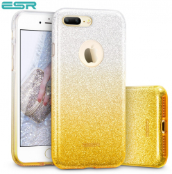 Carcasa ESR Makeup Glitter Sparkle Bling iPhone 8 Plus / 7 Plus Ombra Gold 