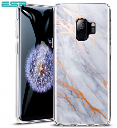 Carcasa ESR Marble Samsung Galaxy S9 Gray Gold Sierra 