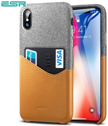 Carcasa ESR Metro iPhone X Gray / Brown 
