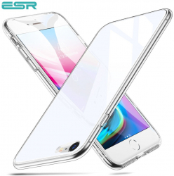 Carcasa ESR Mimic 9H Tempered Glass iPhone 8 / 7 White 