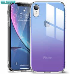 Carcasa ESR Mimic Ice Shield iPhone XR Blue Purple 