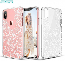 Carcasa ESR Totem iPhone X Lace Ice Flower 