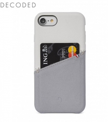 Carcasa piele Decoded Back Cover iPhone 8 / 7 / 6s / 6 White / Grey 