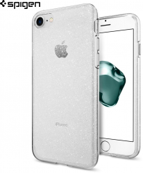 Carcasa Spigen iPhone 7/8 Case Liquid Crystal Glitter Crystal Quartz 