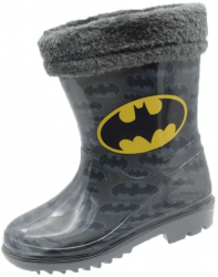 Cizme din cauciuc pentru baieti Sentino Batman 860-733-1-26 Gri 