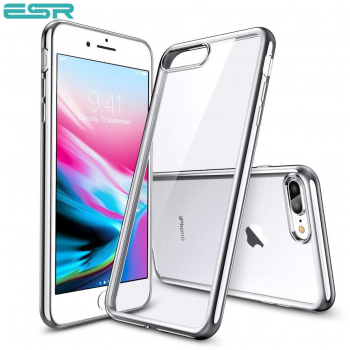 Husa slim ESR Essential Twinkler iPhone 8 Plus / 7 Plus Silver 