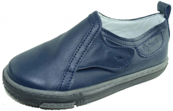 Pantofi din piele pentru baieti Small Foot SF32-35 Bleumarin 