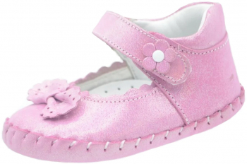 Pantofi din piele pentru fete Small Foot SMFT8F-19 Roz 