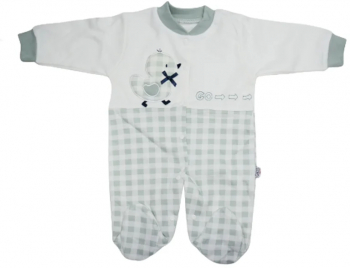 Salopeta cu maneca lunga pentru copii Mini Junior ZEN-5-62 Verde 