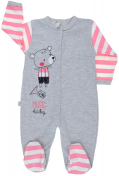 Salopeta cu maneca lunga pentru fete Koala Bobas Fashion 159962-62 Multicolor 