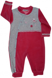 Salopeta cu maneca lunga pentru fete Miniropa SPF9986 Multicolor 