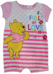 Salopeta de vara pentru fete Sun City Winnie The Pooh AQE0155RZ-81-cm Roz 
