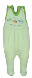 Salopeta fara maneci pentru bebelusi KOALA Rybka B01-010V-74-cm Verde 