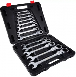 Set de chei combinate cu clichet 8-32mm 
