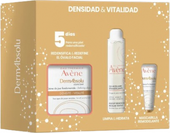 Set Crema faciala de zi hidratanta cu efect de iluminare 40 ml + Apa micelara demachianta 100 ml + Masca faciala regeneranta 15 ml Avene De 