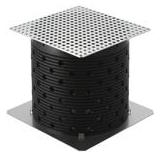 Set suplimentar gratar metalic Geberit Pluvia 359504001 