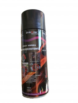 Spray vopsea negru termorezistenta 450ml BK83114 
