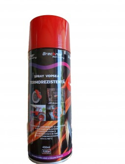 Spray vopsea rosu termorezistenta 450ml BK83115 