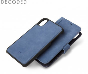 Carcasa piele Decoded Detachable Wallet iPhone XR Light Blue 