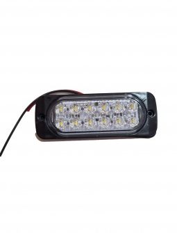 Lampa laterala 12-24V led alba 115mm 