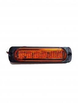 Lampa laterala 12-24V led galbena 114mm 