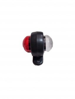 Lampa laterala 12-24V led rosu-alb 30mm 