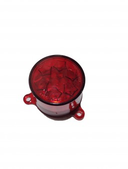 Lampa stop universala rotunda rosu
