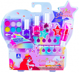 Trusa machiaj si manichiura pentru fetite 29.5 x 25 x 5 cm 7Toys 